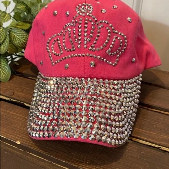 Pink Rhinestone baseball cap - Picture 4 of 4